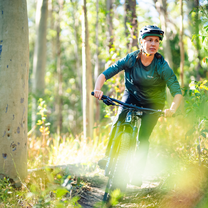 WOMENS 3/4 SLEEVE JERSEY | DEEP FOREST